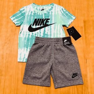 Nike Tie Dye T-shirt and Shorts Set